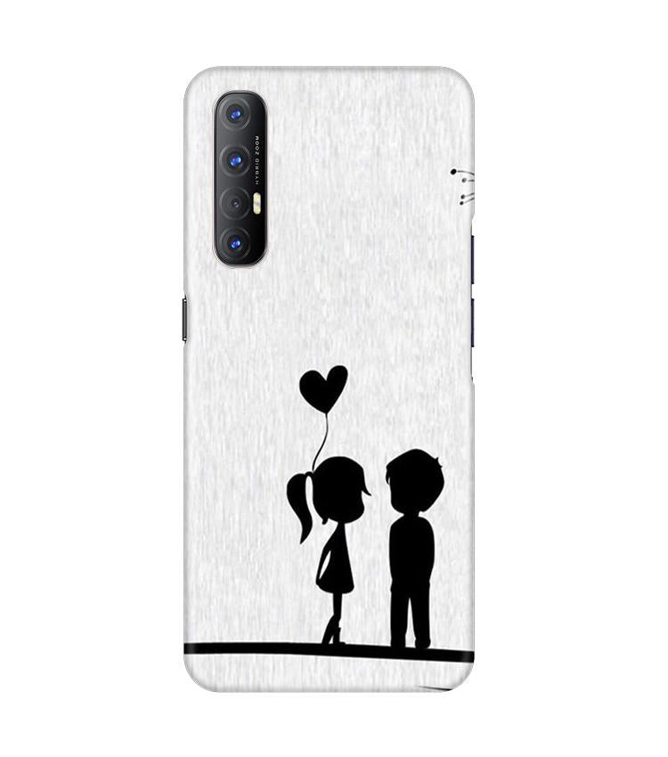 Cute Kid Couple Case for Oppo Reno3 Pro (Design No. 283)