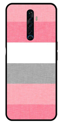 Pink Pattern Metal Mobile Case for Oppo Reno 2Z