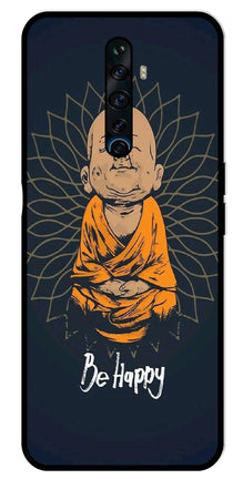 Be Happy Metal Mobile Case for Oppo Reno2 F