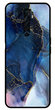 Blue Marble Metal Mobile Case for Oppo Reno 2Z