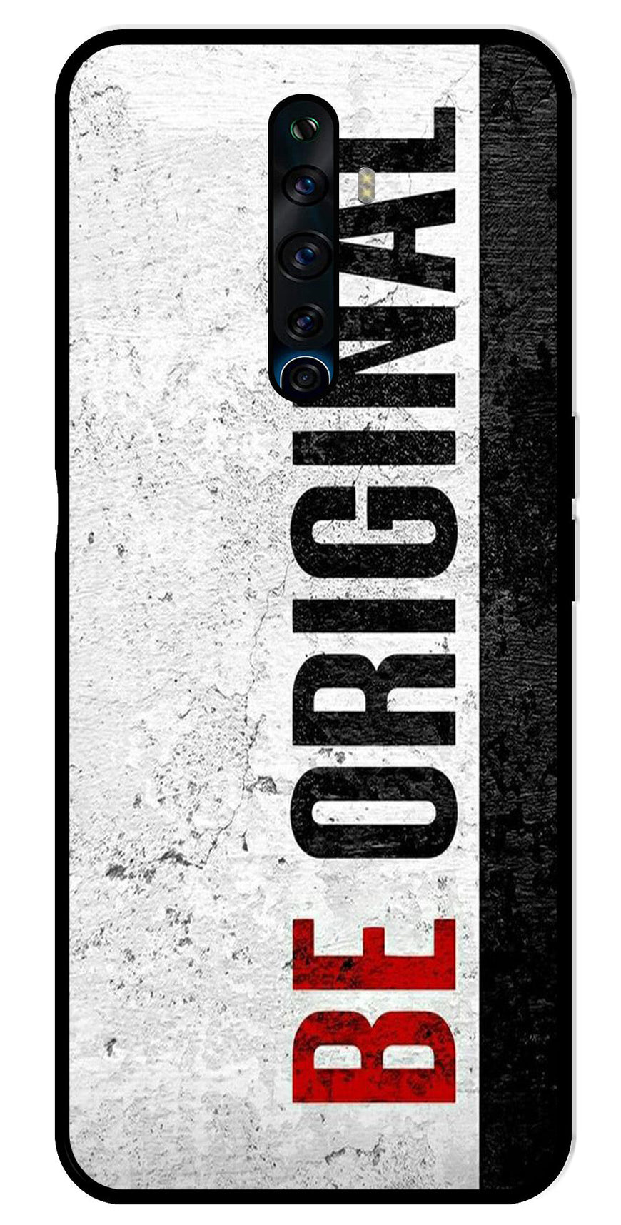 Be Original Metal Mobile Case for Oppo Reno 2Z   (Design No -38)