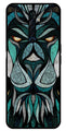 Lion Pattern Metal Mobile Case for Oppo Reno2 F   (Design No -40)