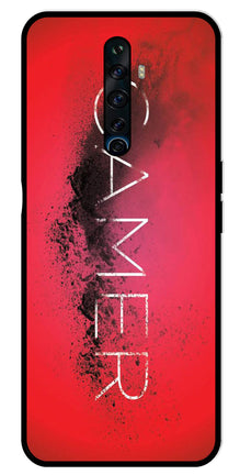 Gamer Pattern Metal Mobile Case for Oppo Reno 2Z