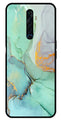 Marble Design Metal Mobile Case for Oppo Reno 2Z   (Design No -46)