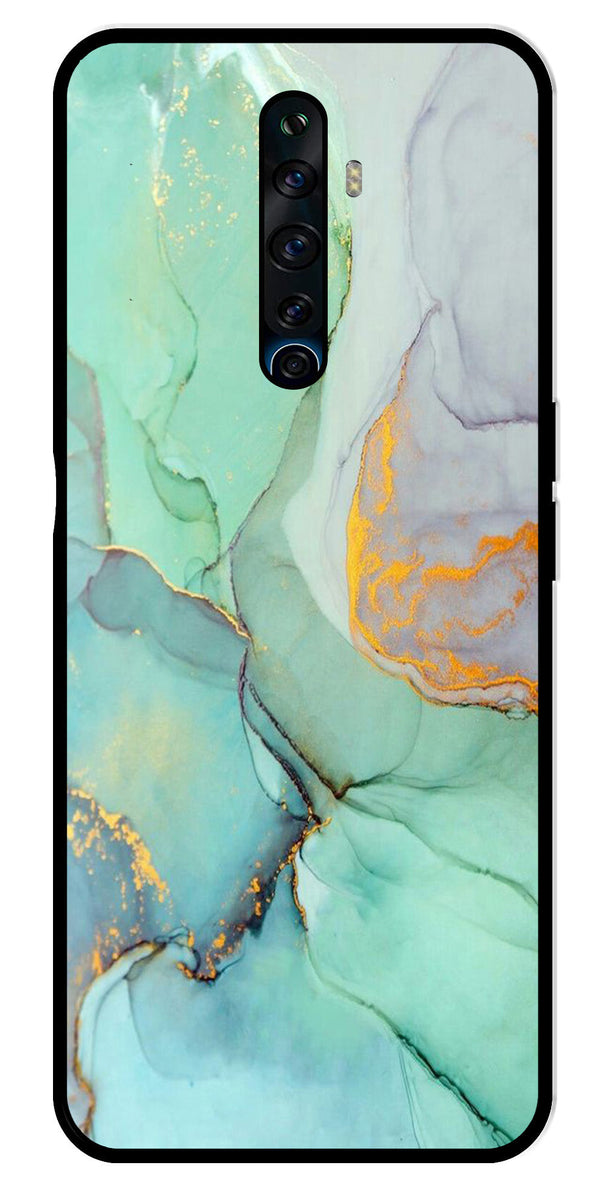 Marble Design Metal Mobile Case for Oppo Reno 2Z   (Design No -46)