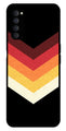 MultiColor Arrow Metal Mobile Case for Oppo Reno 4 Pro   (Design No -04)