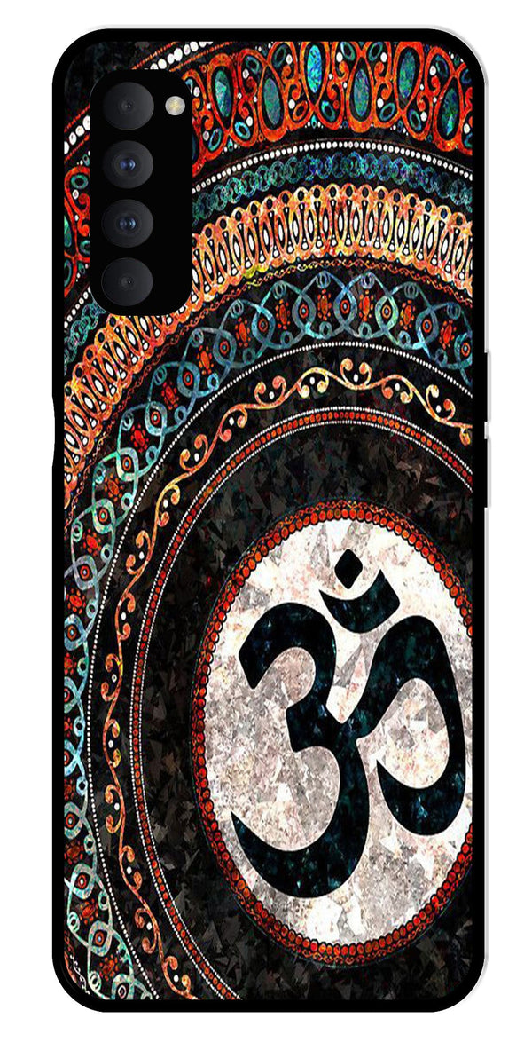 Oum Design Metal Mobile Case for Oppo Reno 4 Pro   (Design No -15)