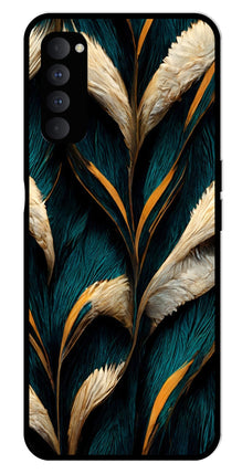 Feathers Metal Mobile Case for Oppo Reno 4 Pro