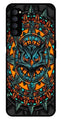 Owl Pattern Metal Mobile Case for Oppo Reno 4 Pro   (Design No -42)