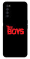 The Boys Metal Mobile Case for Oppo Reno 4 Pro   (Design No -44)