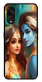 Lord Radha Krishna Metal Mobile Case for Oppo Reno 8T   (Design No -01)
