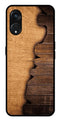 Wooden Design Metal Mobile Case for Oppo Reno 8T   (Design No -13)