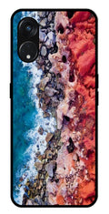Sea Shore Metal Mobile Case for Oppo Reno 5F   (Design No -18)