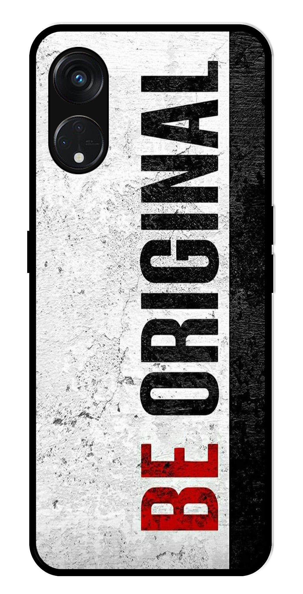 Be Original Metal Mobile Case for Oppo Reno 5F   (Design No -38)
