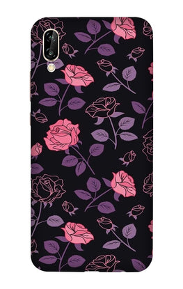 Rose Pattern Case for Vivo Y90