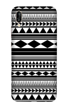 Black white Pattern Case for Vivo V11 Pro