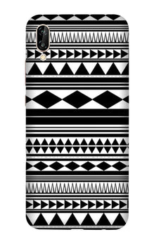 Black white Pattern Case for Vivo Y90