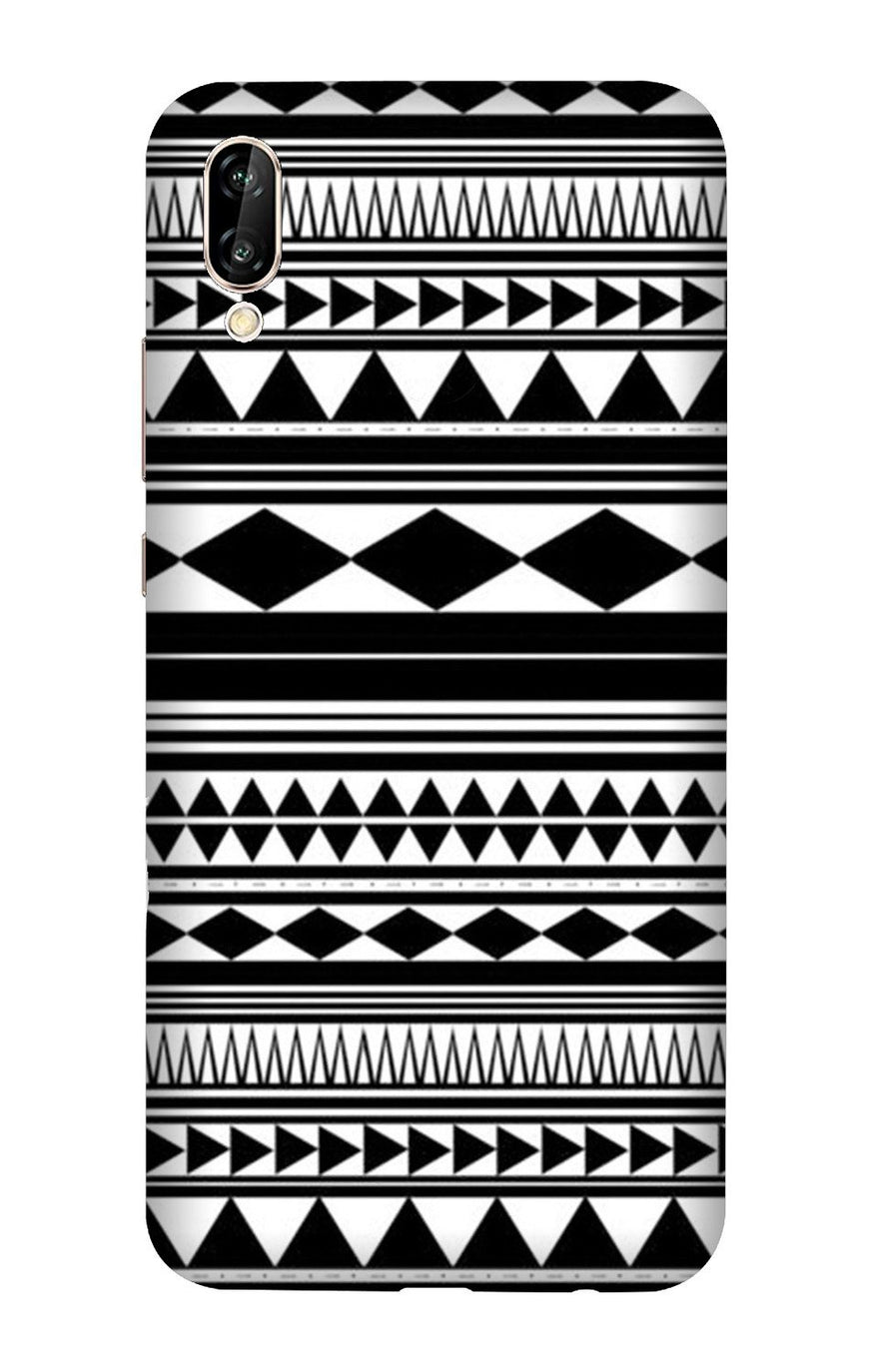 Black white Pattern Case for Vivo V11 Pro