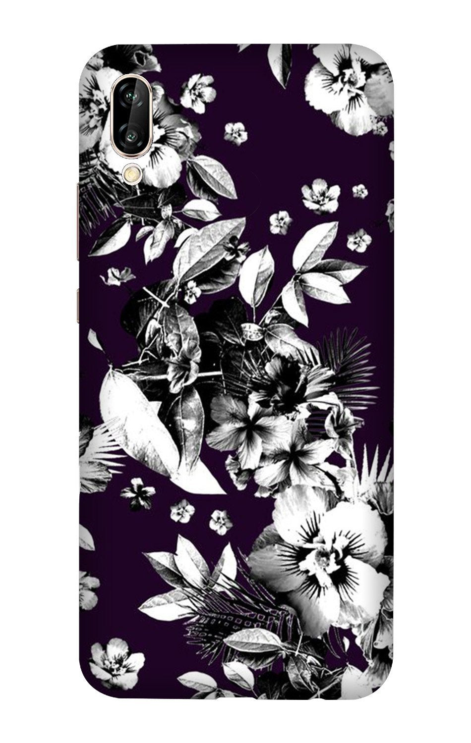 white flowers Case for Vivo Y90