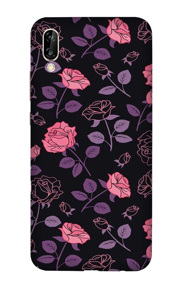 Rose Black Background Case for Vivo V11 Pro