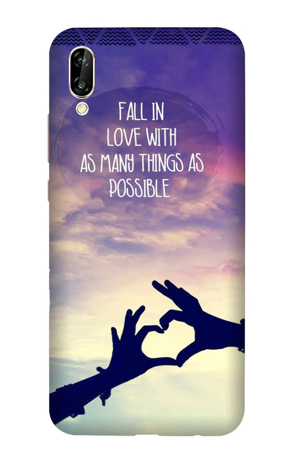 Fall in love Case for Vivo Y90