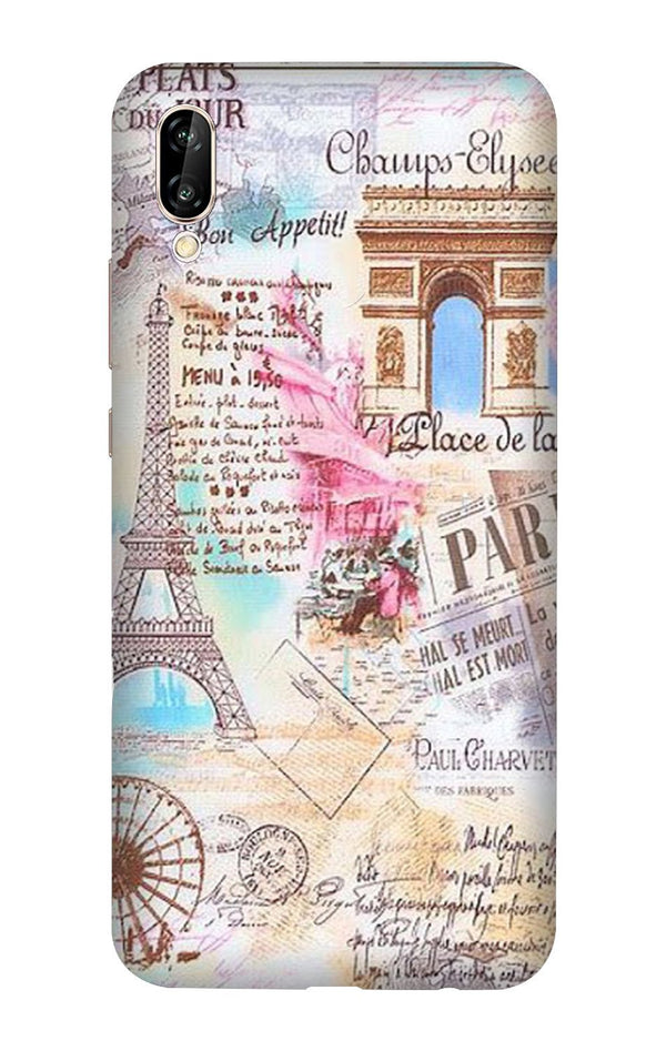 Paris Eiftel Tower Case for Vivo Y90