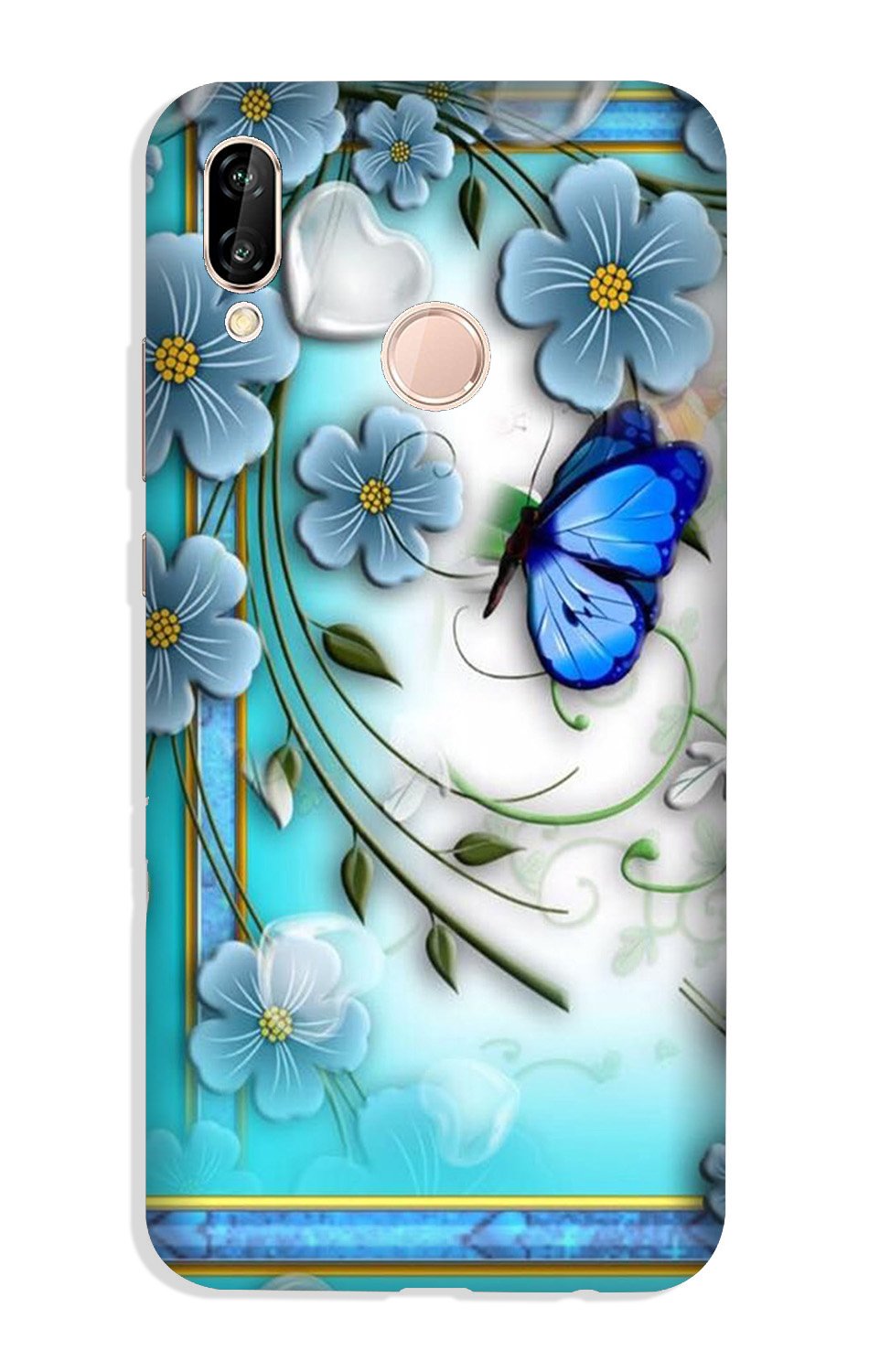Blue Butterfly Case for Vivo Y83 Pro