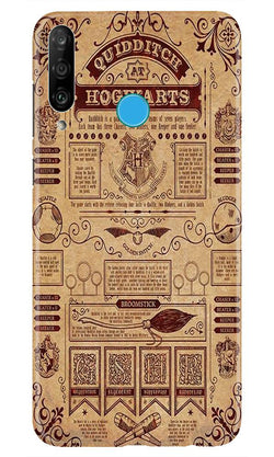 Hogwarts Mobile Back Case for Honor P30 Lite (Design - 304)