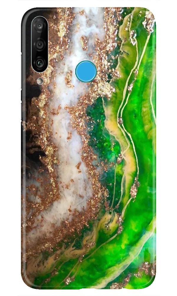 Marble Texture Mobile Back Case for Huawei P30 Lite (Design - 307)
