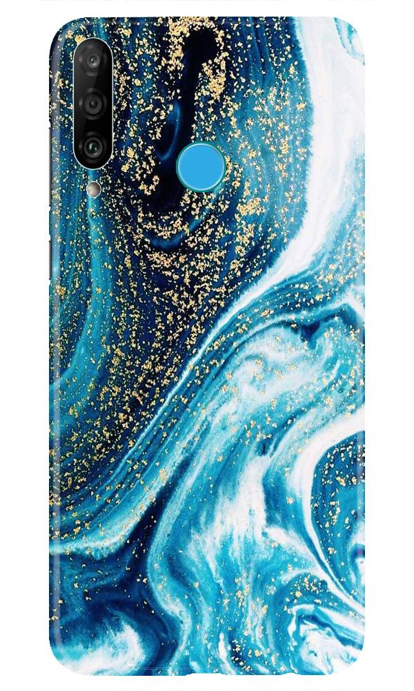 Marble Texture Mobile Back Case for Huawei P30 Lite (Design - 308)