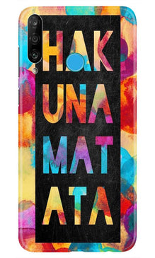 Hakuna Matata Mobile Back Case for Huawei P30 Lite (Design - 323)