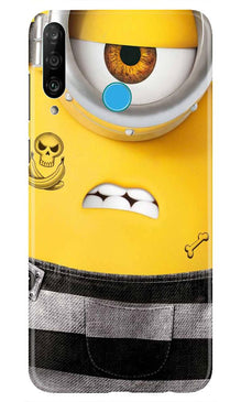 Minion Mobile Back Case for Huawei P30 Lite (Design - 324)