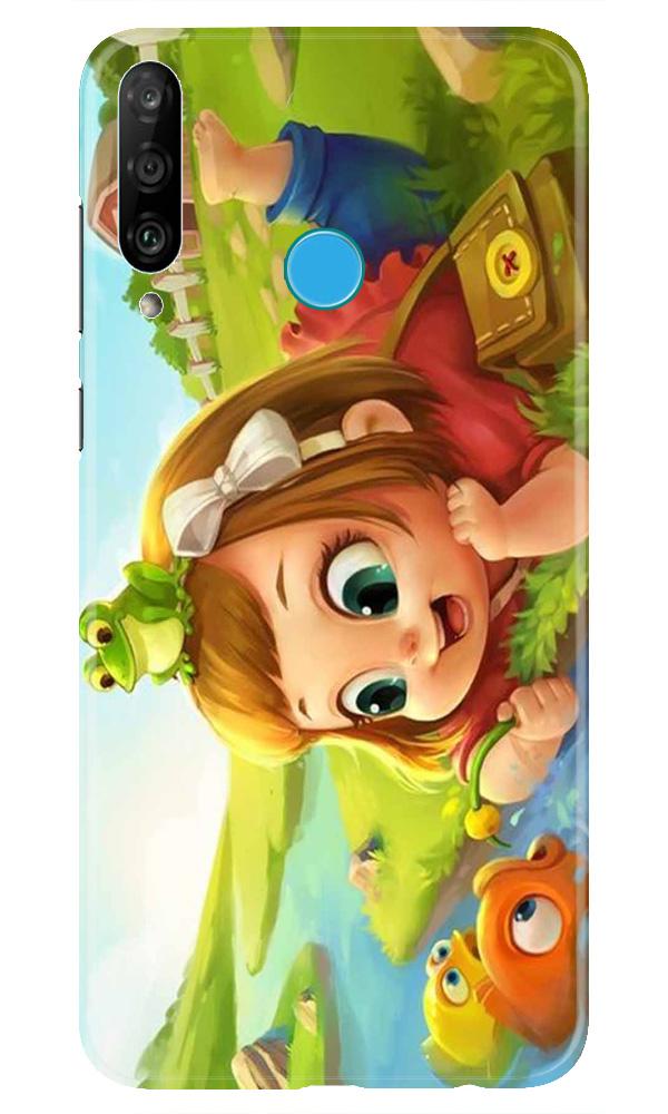 Baby Girl Mobile Back Case for Huawei P30 Lite (Design - 339)