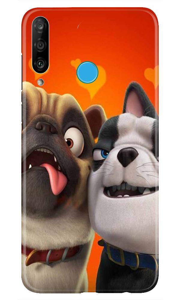 Dog Puppy Mobile Back Case for Huawei P30 Lite (Design - 350)