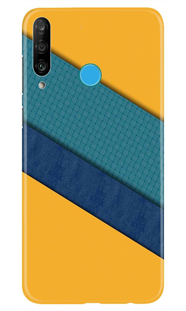Diagonal Pattern Mobile Back Case for Huawei P30 Lite (Design - 370)