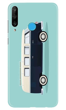 Travel Bus Mobile Back Case for Huawei P30 Lite (Design - 379)