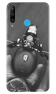 Royal Enfield Mobile Back Case for Huawei P30 Lite (Design - 382)