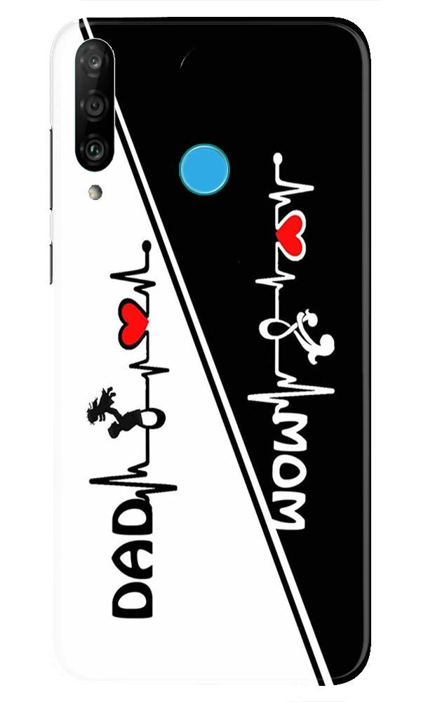 Love Mom Dad Mobile Back Case for Huawei P30 Lite (Design - 385)