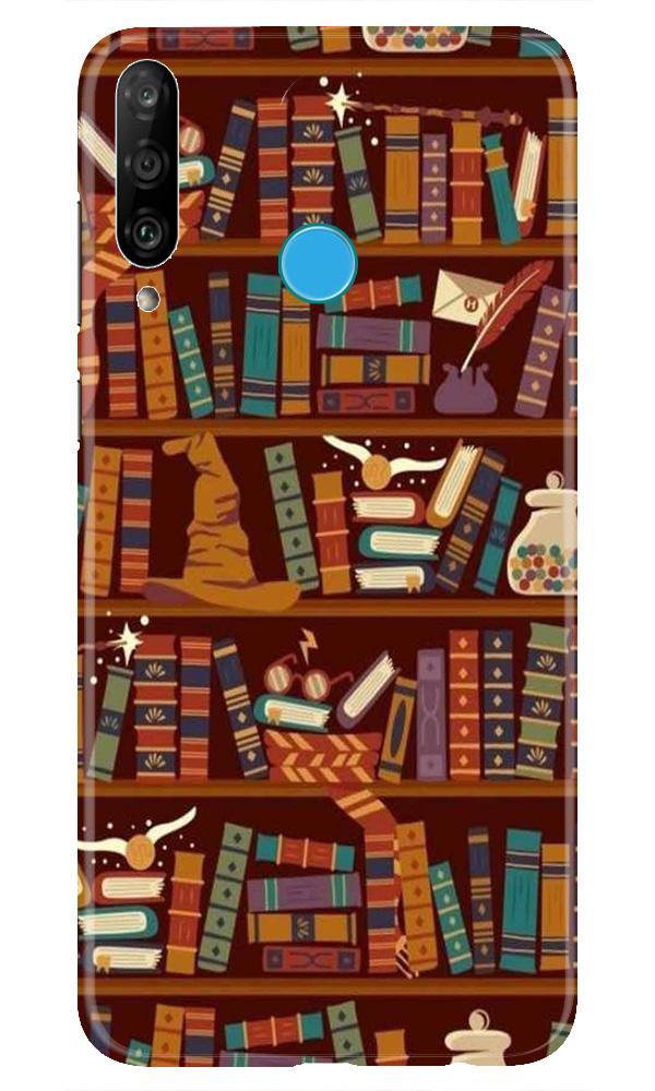 Book Shelf Mobile Back Case for Huawei P30 Lite (Design - 390)