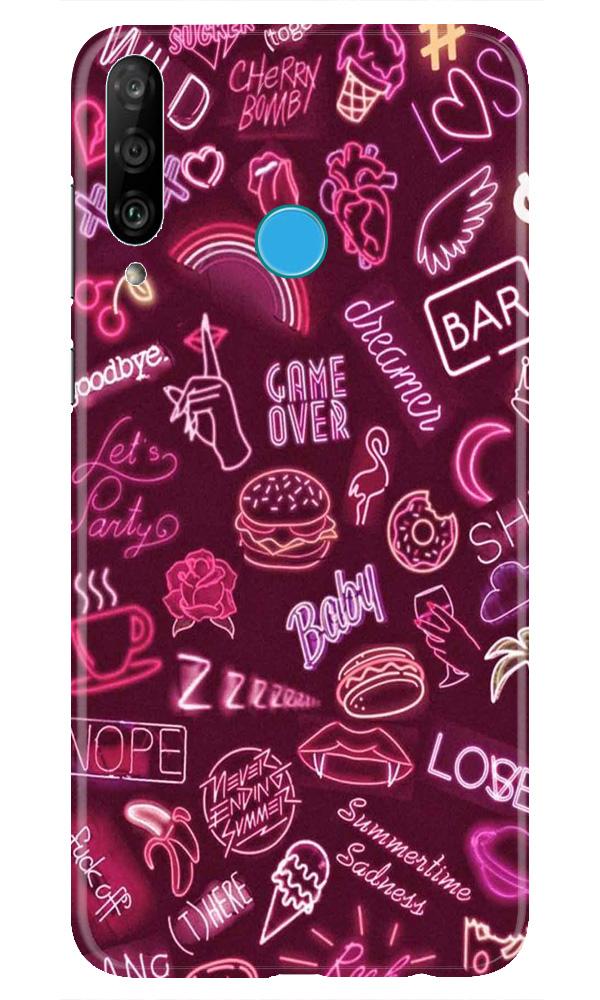 Party Theme Mobile Back Case for Huawei P30 Lite (Design - 392)