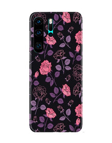 Rose Pattern Mobile Back Case for Huawei P30 Pro (Design - 2)