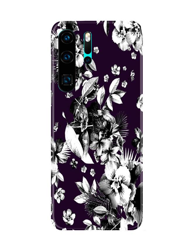 white flowers Case for Huawei P30 Pro