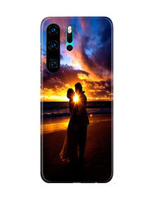 Couple Sea shore Mobile Back Case for Huawei P30 Pro (Design - 13)