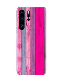 Wooden look Mobile Back Case for Huawei P30 Pro (Design - 24)