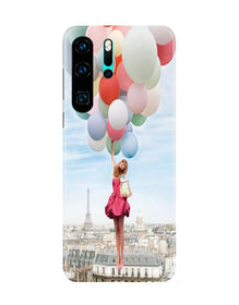 Girl with Baloon Mobile Back Case for Huawei P30 Pro (Design - 84)