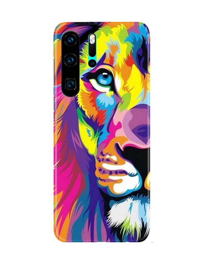 Colorful Lion Case for Huawei P30 Pro  (Design - 110)