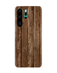 Wooden Look Mobile Back Case for Huawei P30 Pro  (Design - 112)