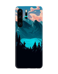 Mountains Mobile Back Case for Huawei P30 Pro (Design - 186)