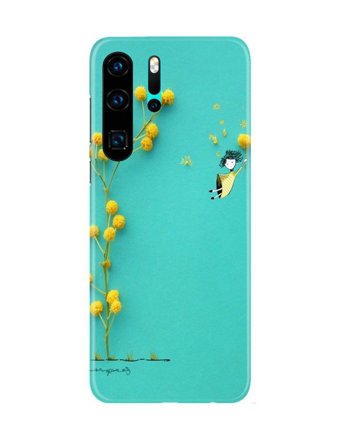 Flowers Girl Case for Huawei P30 Pro (Design No. 216)