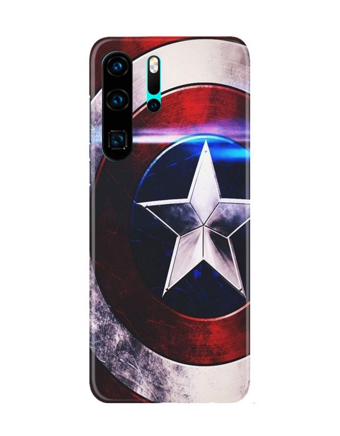 Captain America Shield Case for Huawei P30 Pro (Design No. 250)